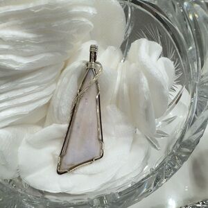 Beautiful Rose Agate Pendent
